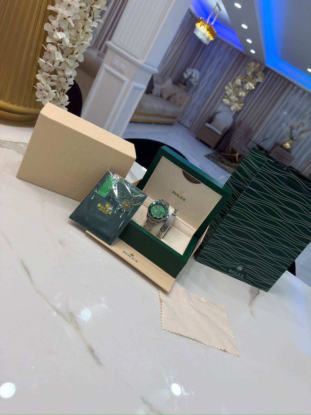 RLX Submariner Con Caja Original Y Pulsera De Regalo