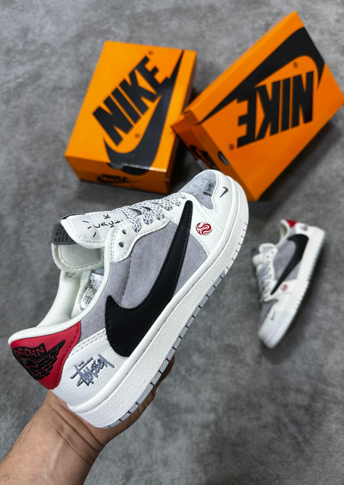 Zapatilla Nike Travis Scott x Air Jordan 1 Low OG x Stüssy