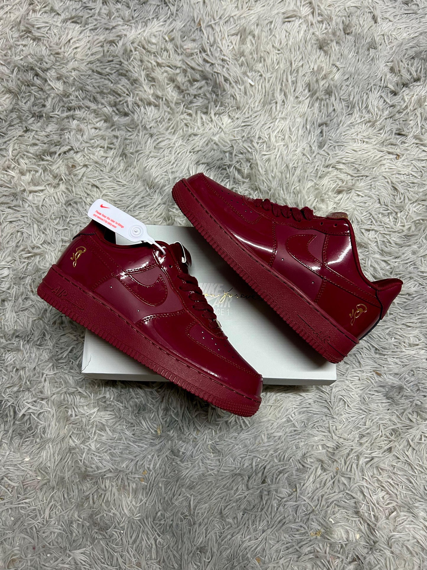 Zapatilla Nike Air Force 1 Low Syna Central Cee Dark Beetroot
