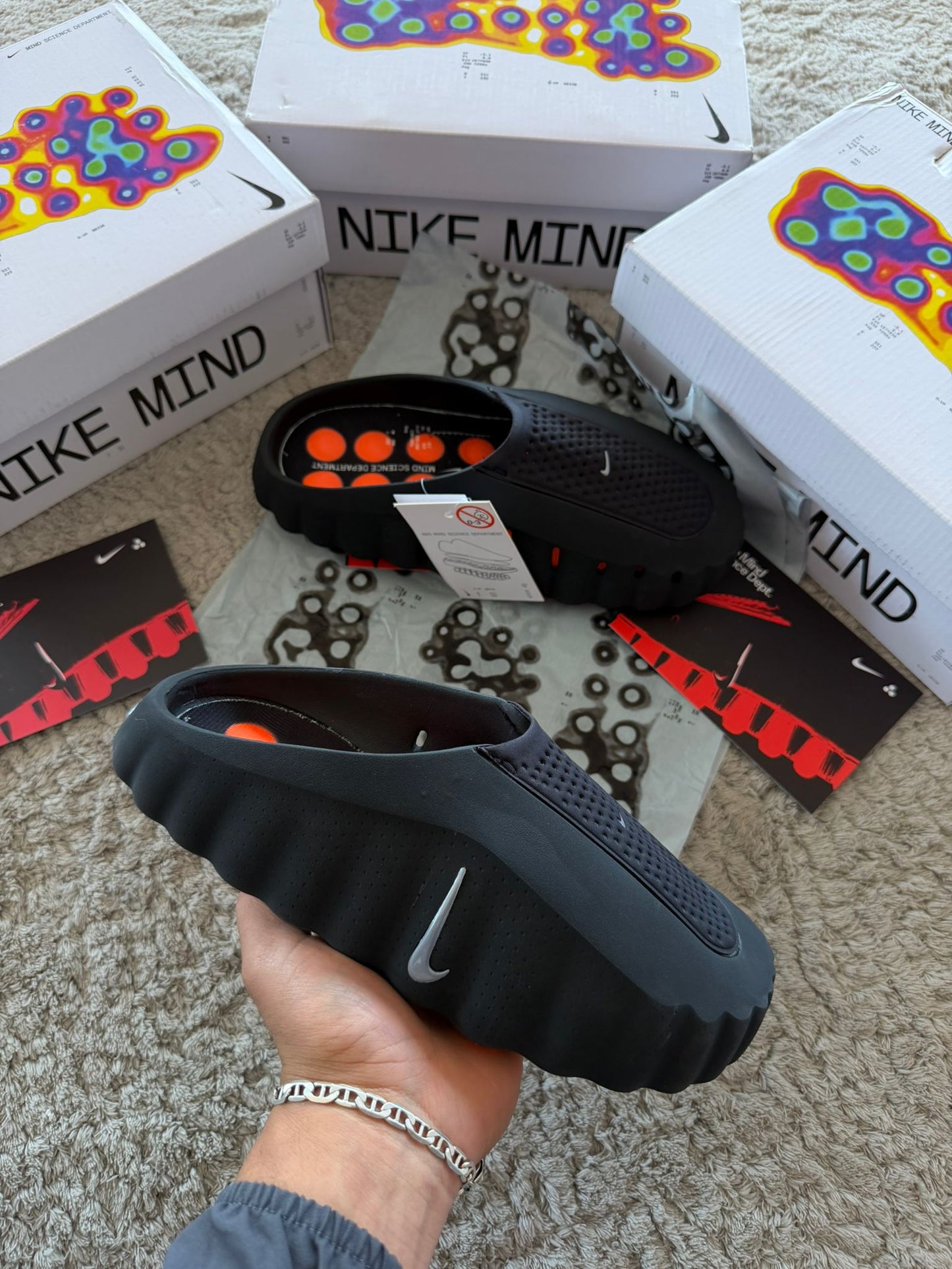Chancla Nike Mind Negra