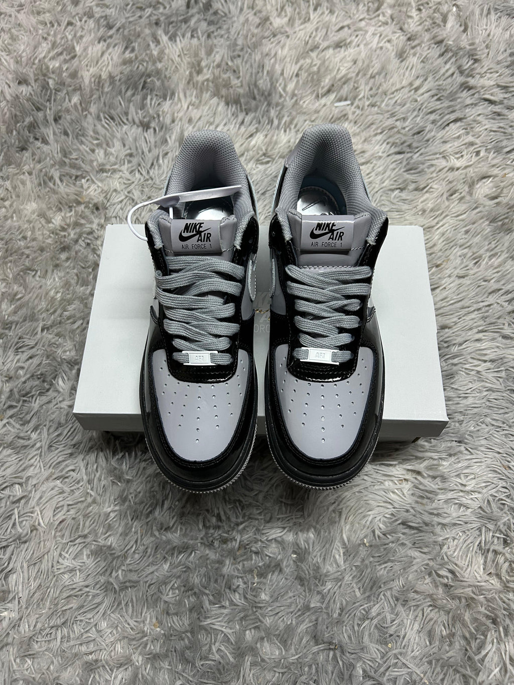 Zapatilla Nike Air Force 1 Low Syna Central Cee Black White Smoke Grey