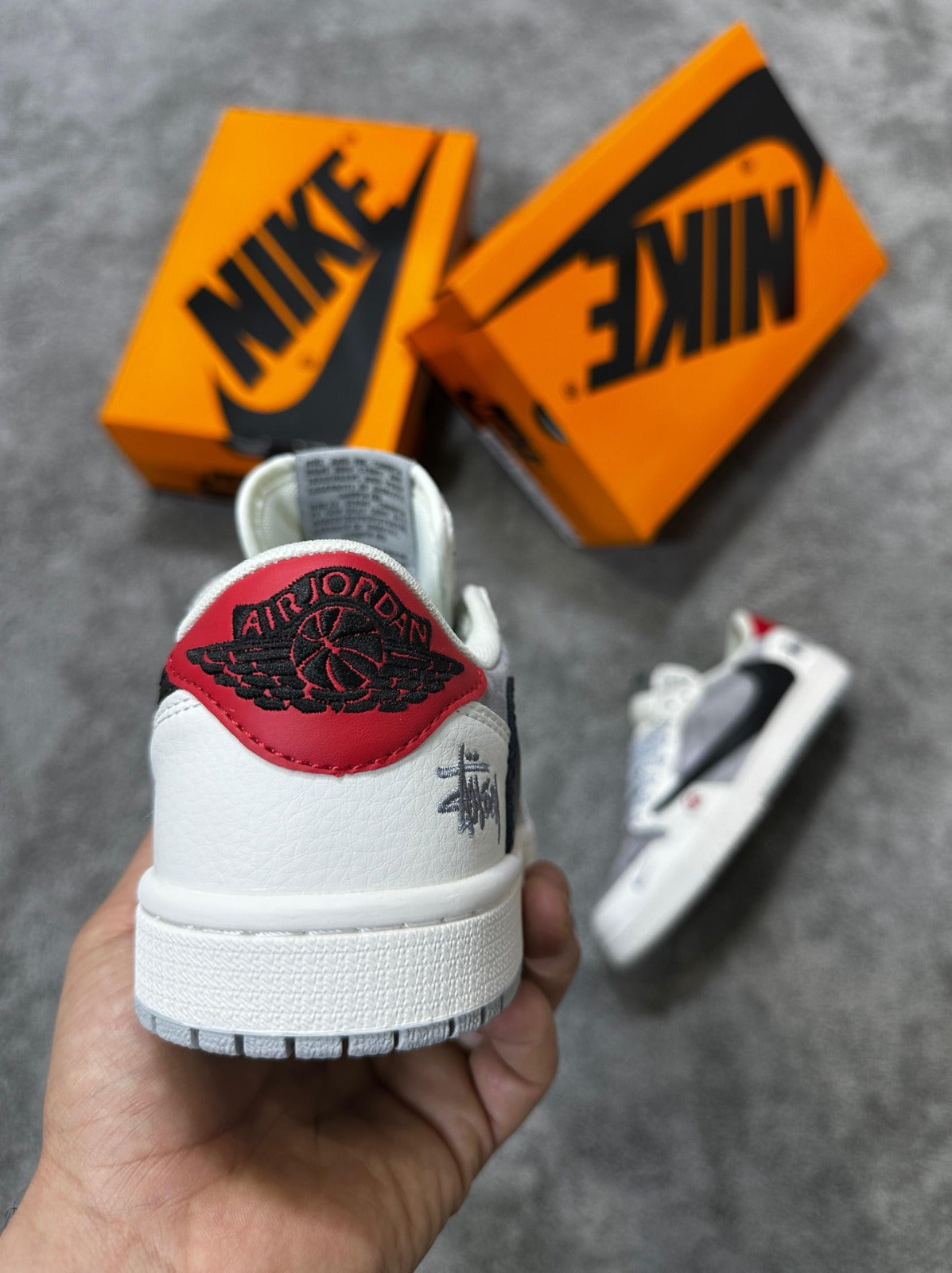 Zapatilla Nike Travis Scott x Air Jordan 1 Low OG x Stüssy