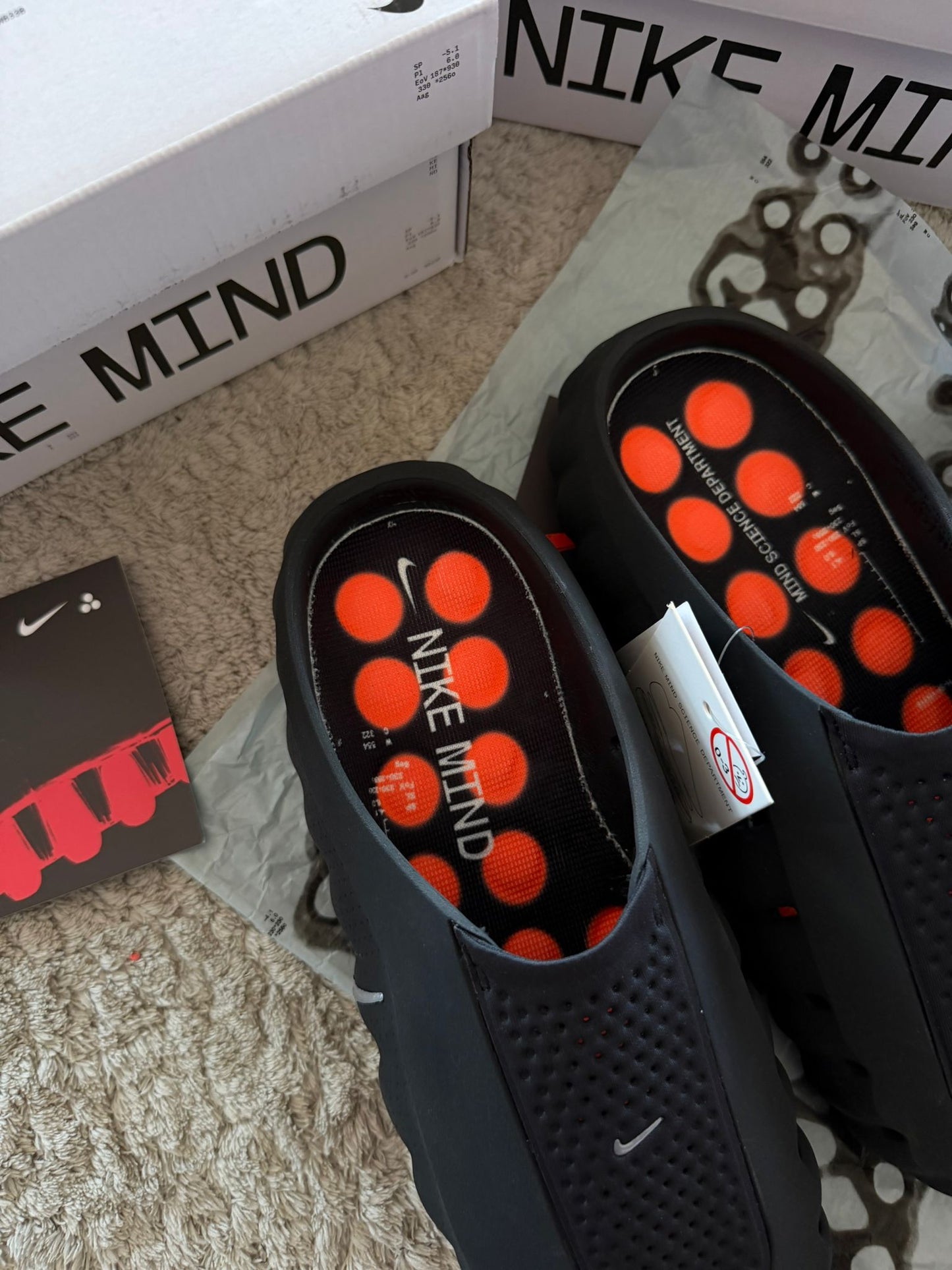 Chancla Nike Mind Negra