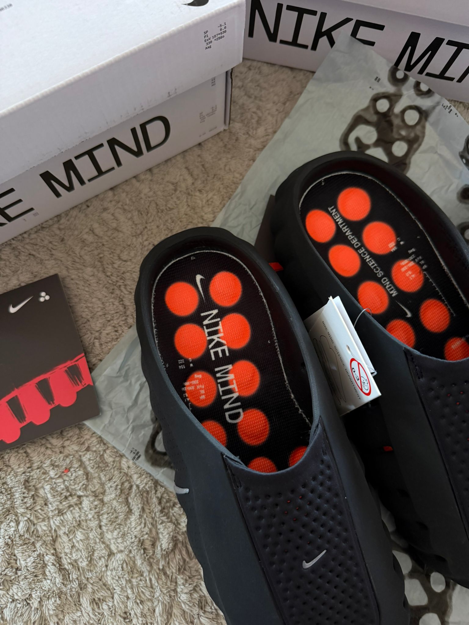 Chancla Nike Mind Negra