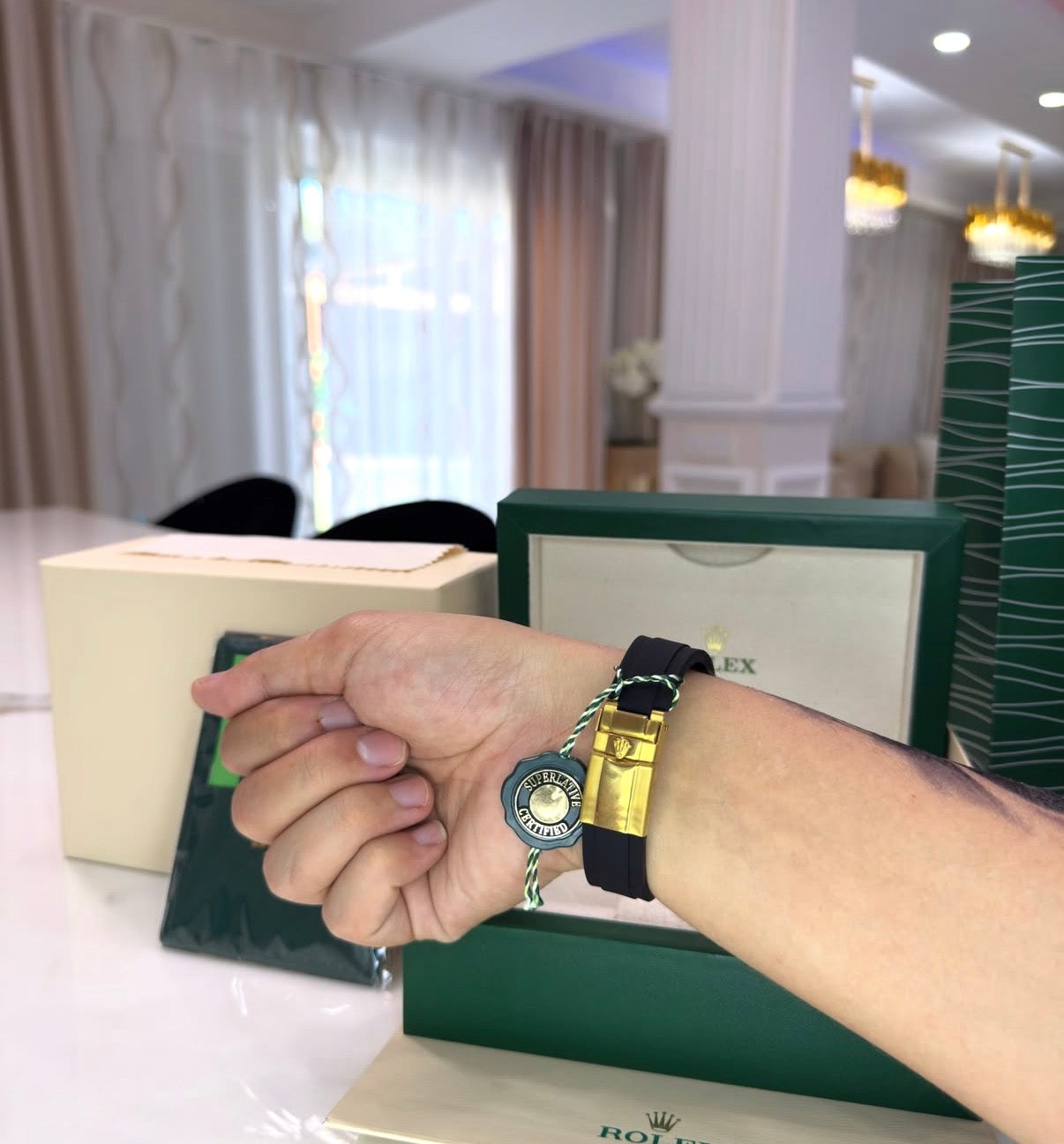 RLX Daytona Con Caja Original Y Pulsera De Regalo