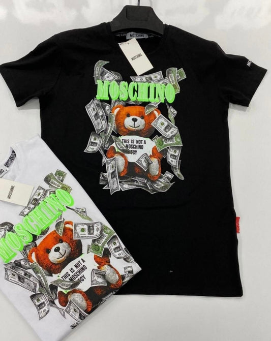 Camiseta Moschino Negra