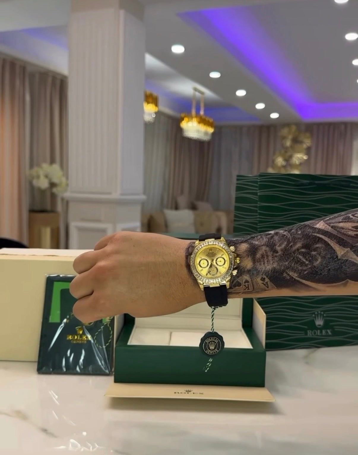 RLX Daytona Con Caja Original Y Pulsera De Regalo
