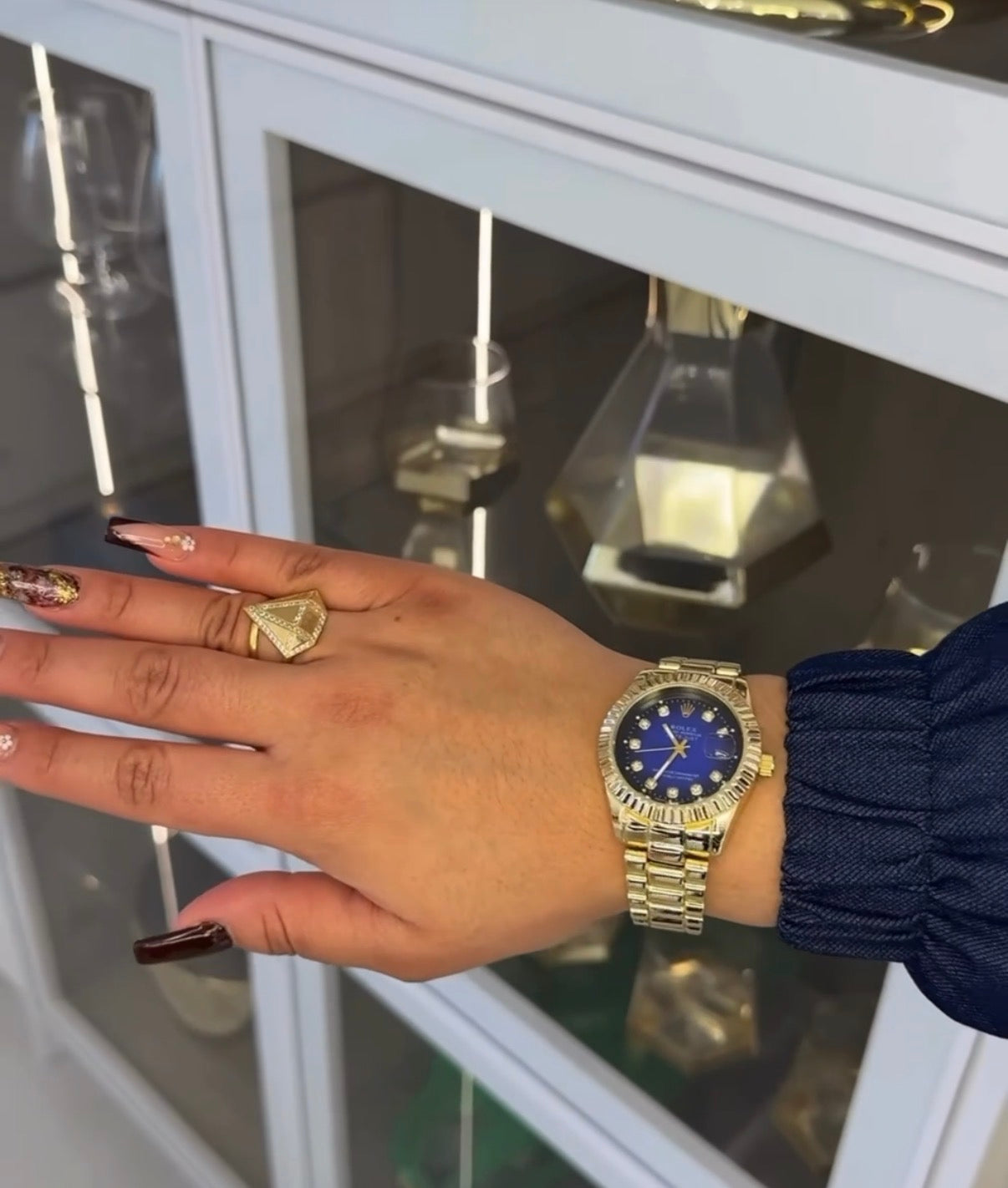 RLX Azul Con Caja Original Y Pulsera De Regalo
