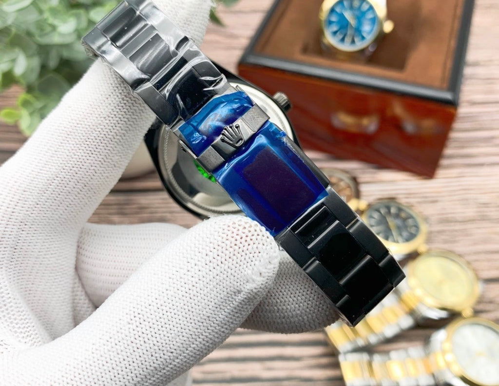 RLX Submariner Bisel Negro Con Caja Original Y Pulser De Regalo