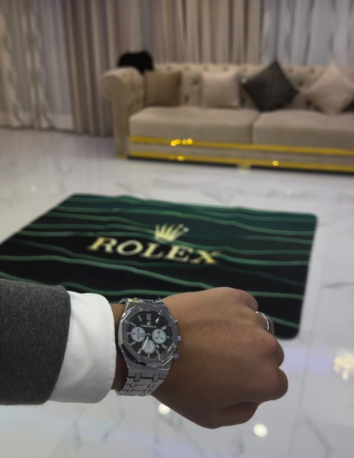 Reloj Audemars Piguet Con Caja Original Y Pulsera De Regalo