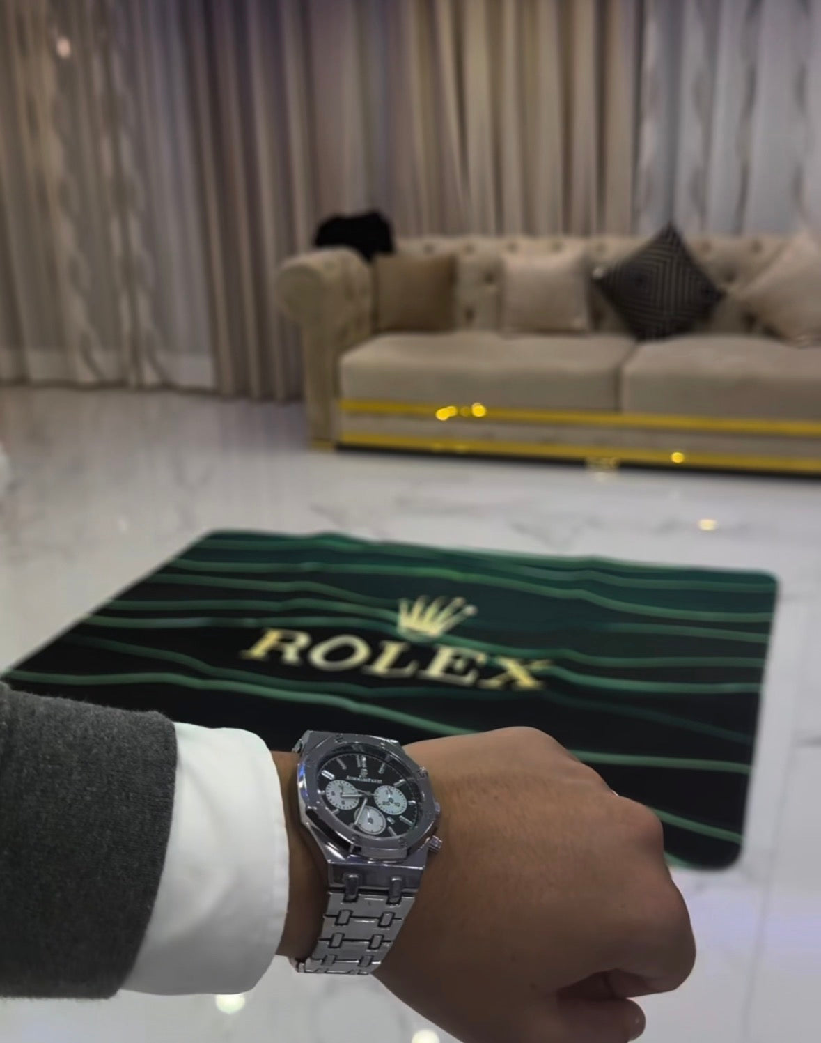Reloj Audemars Piguet Con Caja Original Y Pulsera De Regalo