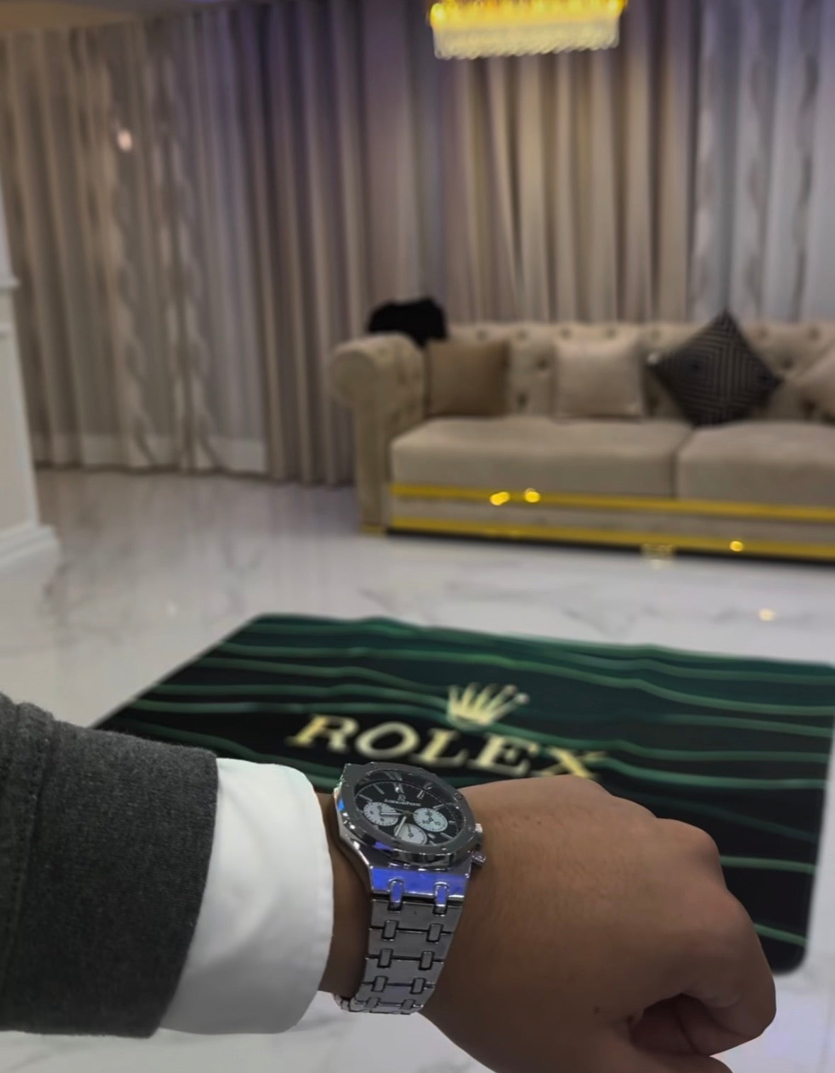Reloj Audemars Piguet Con Caja Original Y Pulsera De Regalo