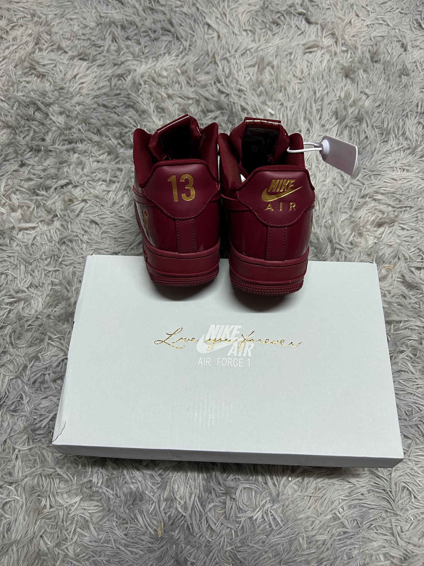 Zapatilla Nike Air Force 1 Low Syna Central Cee Dark Beetroot