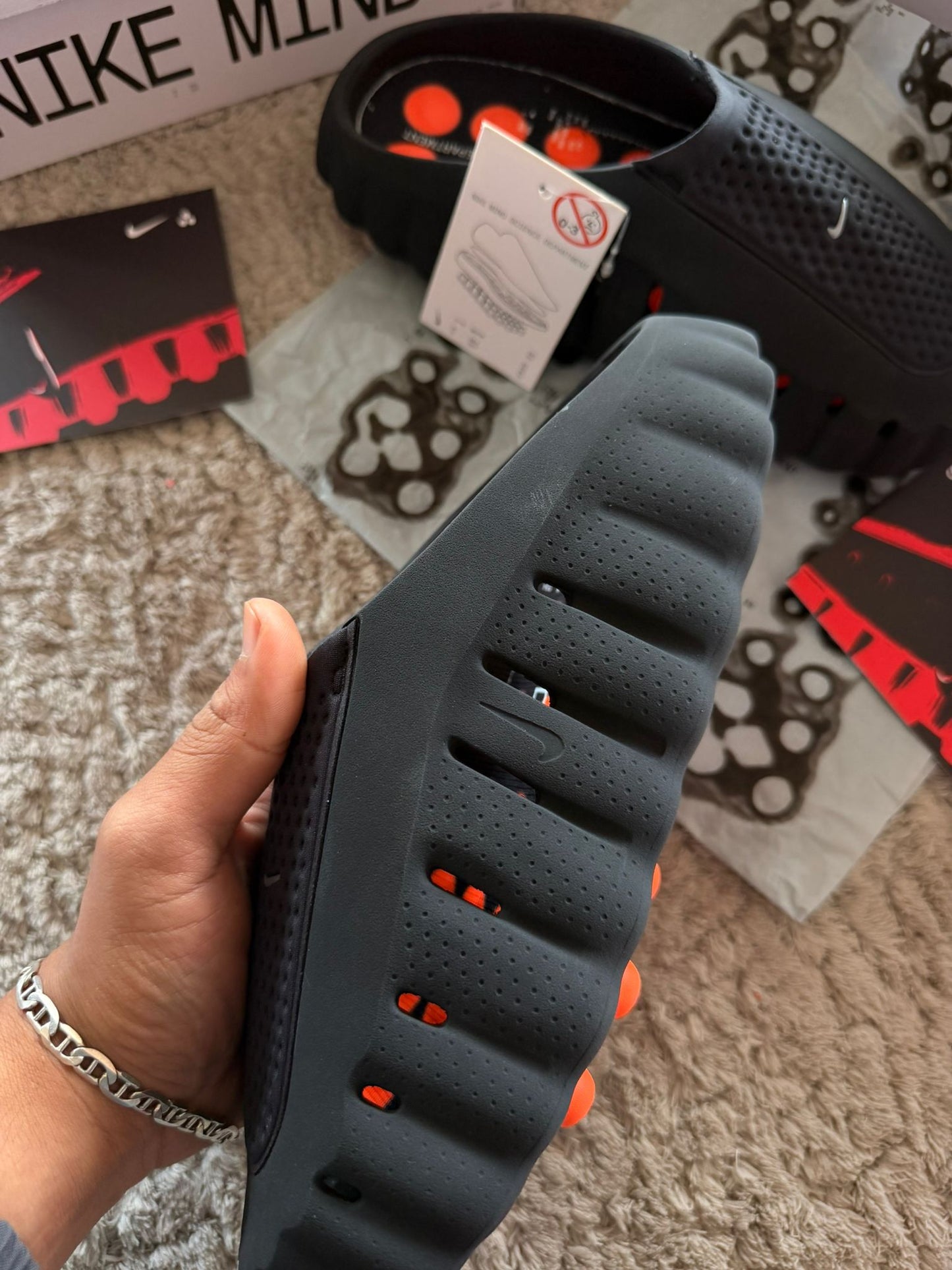Chancla Nike Mind Negra