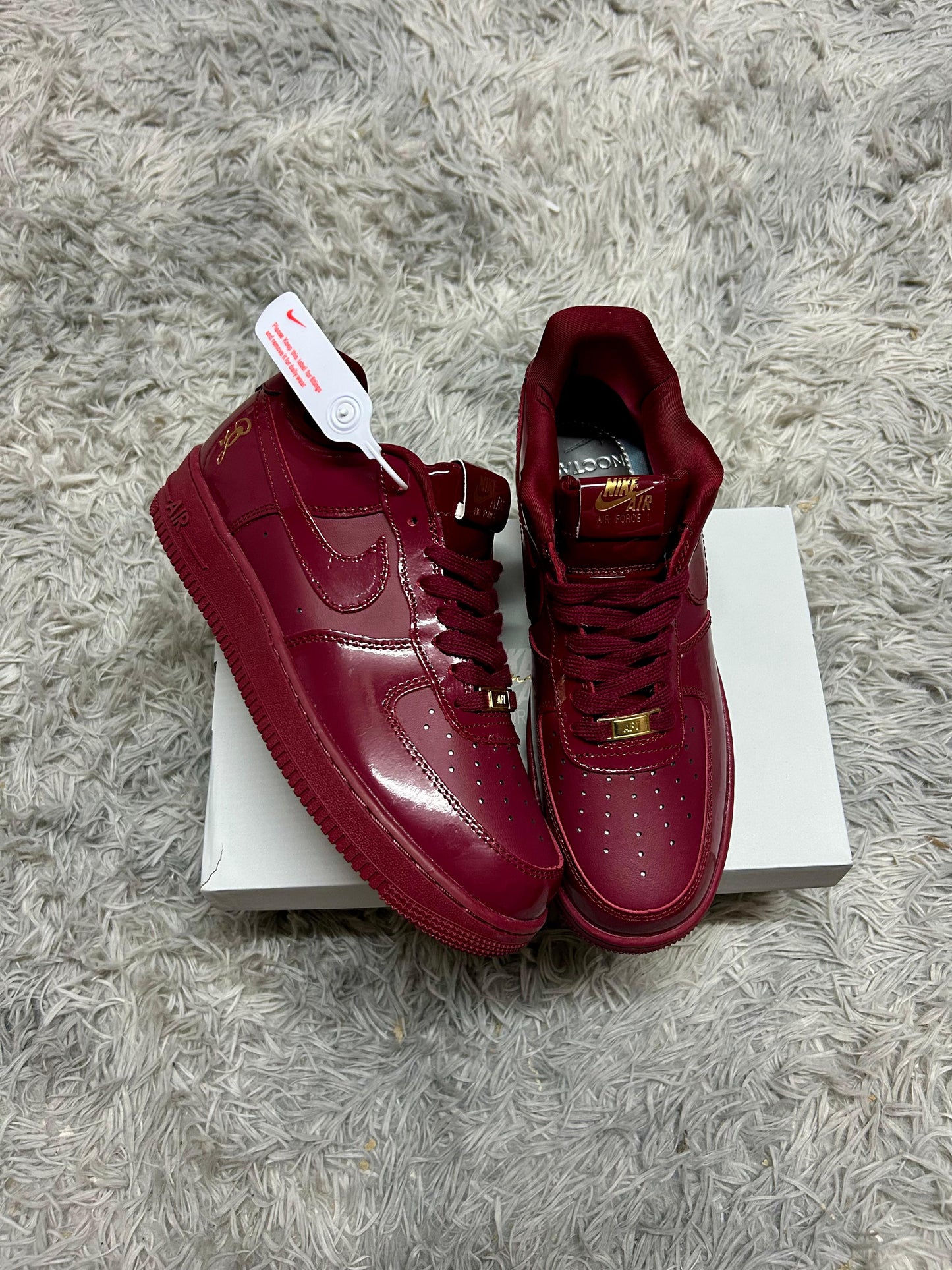 Zapatilla Nike Air Force 1 Low Syna Central Cee Dark Beetroot